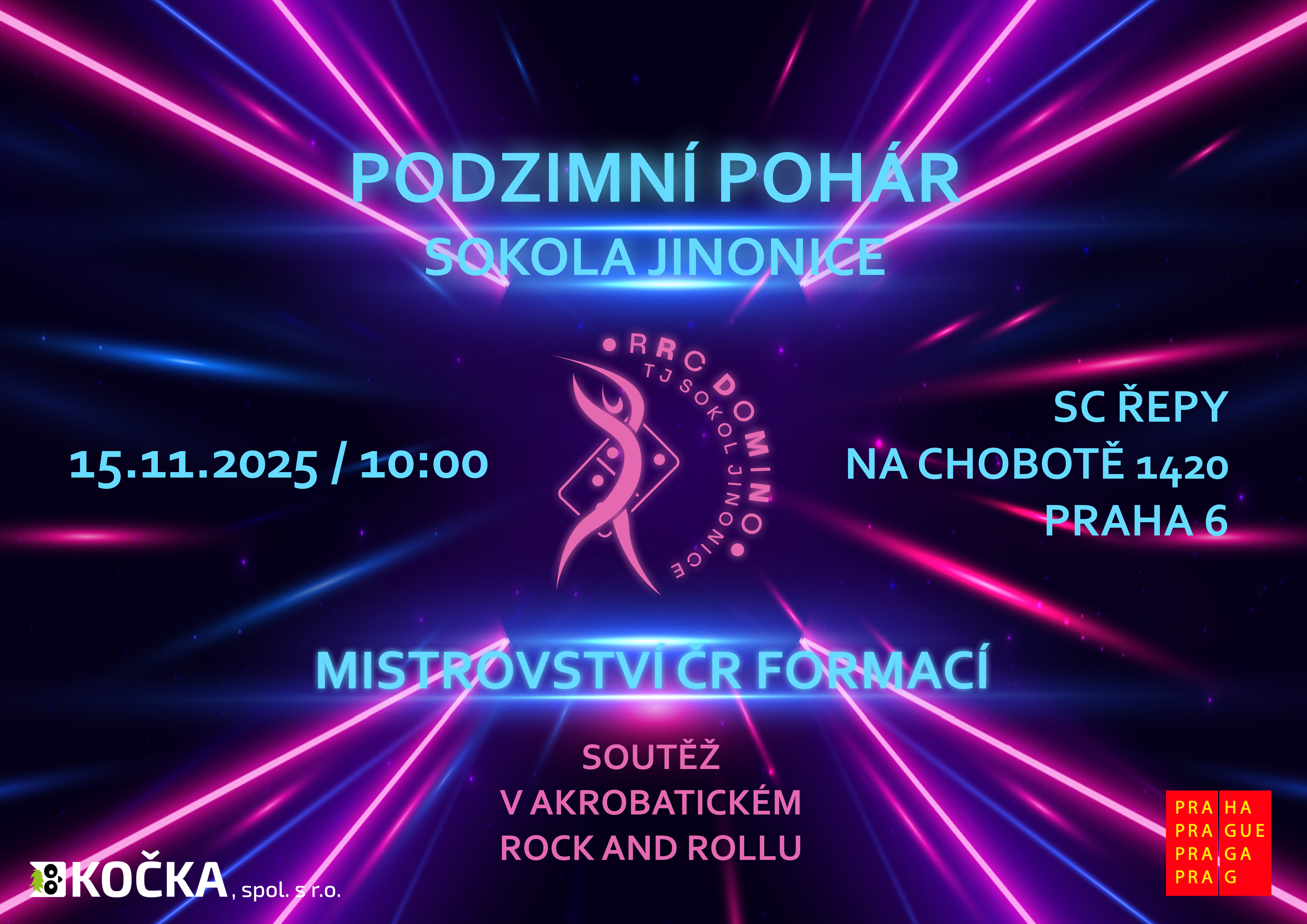 Plakát pro MČR formací-Podzimní pohár